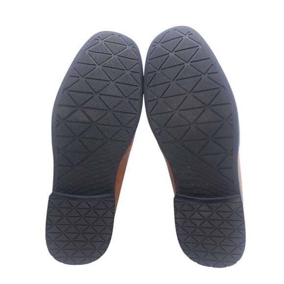 George Men’s Loafers Slip-On Dress Shoes Brown Memory Foam Size 7.5M - Picture 8 of 9